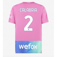 Camiseta AC Milan Davide Calabria #2 Tercera Equipación 2023-24 manga corta